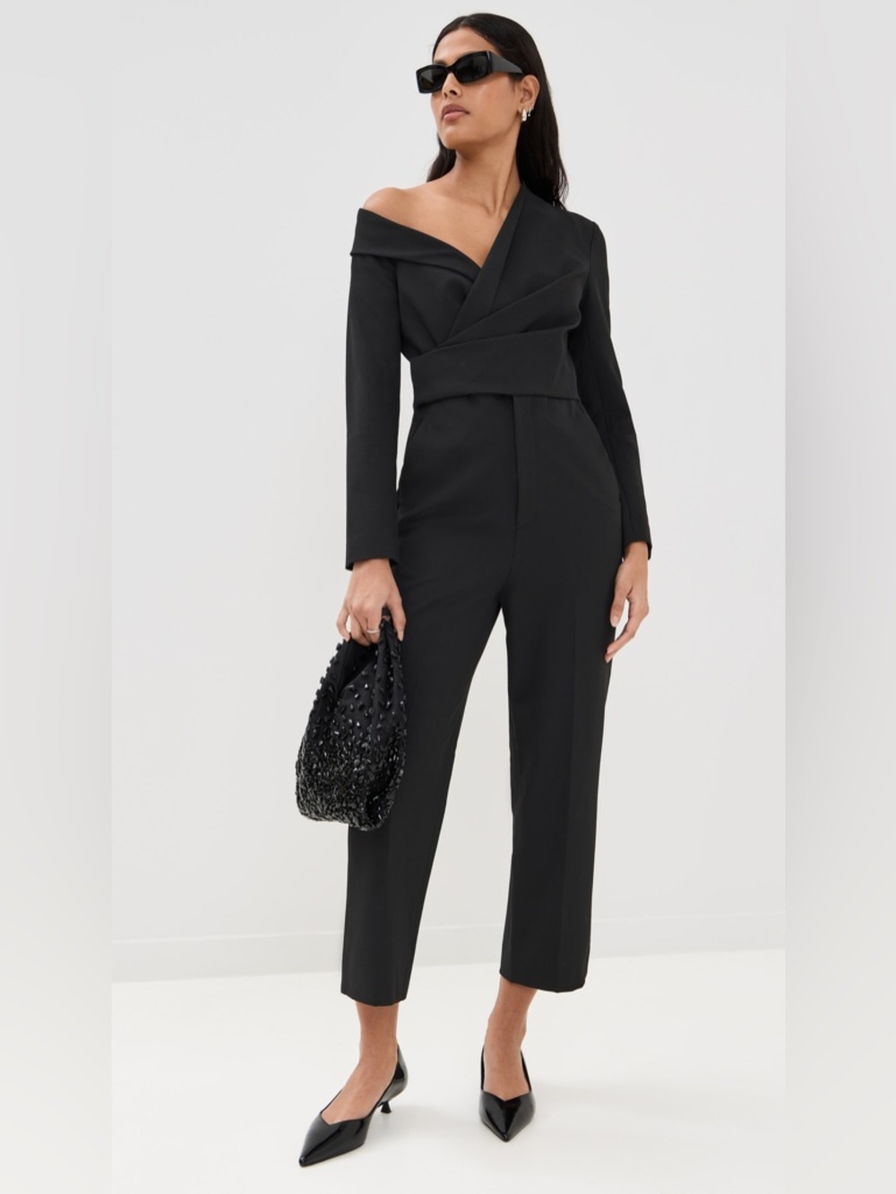 A.L.C. Skyla Asymmetric Wrap Jumpsuit